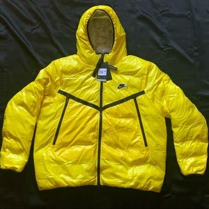 2XL - Nike Sportswear Windrunner Repel Puffer Men’s Jacket Yellow (CZ1508-735)